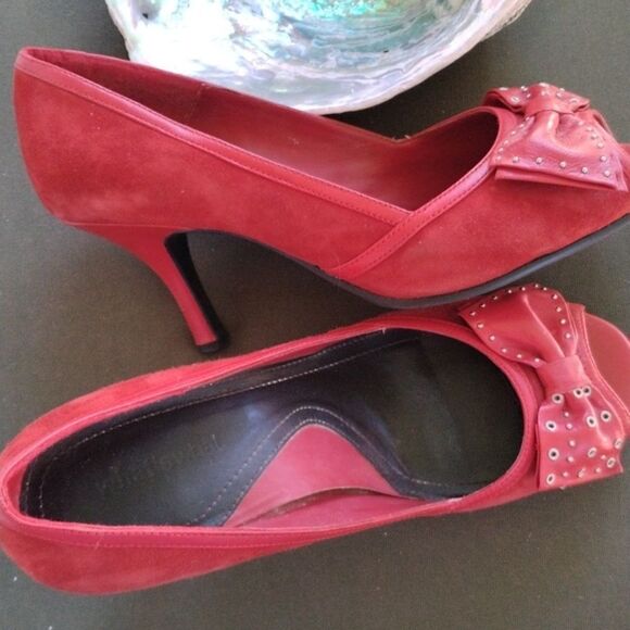 What's What by Aerosoles Red Heels - Picture 10 of 13